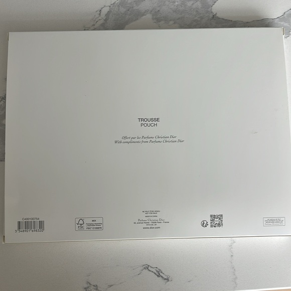 Dior Floral Makeup Bag Organizer Trousse Pouch NWT in box - Picture 3 of 6